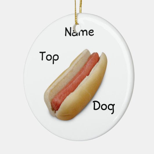 VOOR UW "TOP DOG"-ORNAMENT KERAMISCH ORNAMENT (Links)