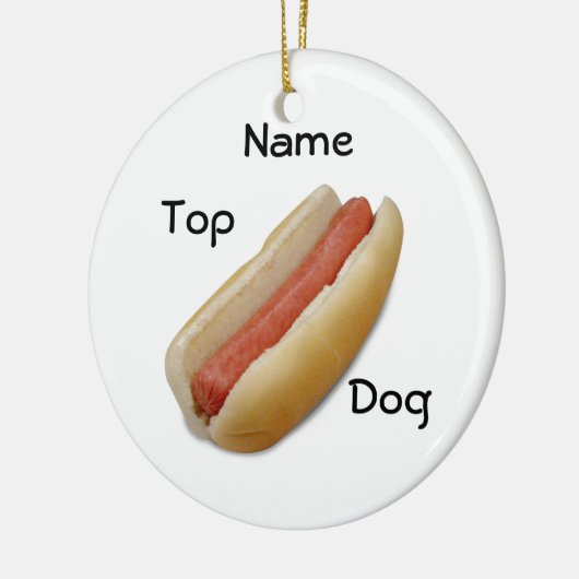 VOOR UW "TOP DOG"-ORNAMENT KERAMISCH ORNAMENT (Links)