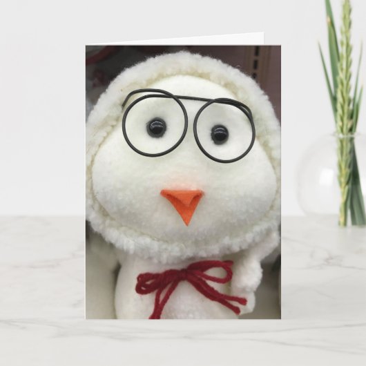 VOOR UW ***ZEER EERSTE** CHRISTMAS FEESTDAGEN KAART (Voorkant)