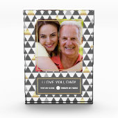 Voor vader op Vaderdag. Aangepast fotoblok (Voorkant)