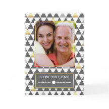 Voor Vader op Vaderdag. Aangepaste foto