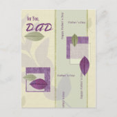 Voor vader op Vaderdag Briefkaart (Voorkant)