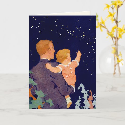 Voor vader op Vaderdag Kaart (Gele Bloem)