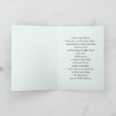 Voor vader op Vaderdag. kunst Kaart (Binnen)