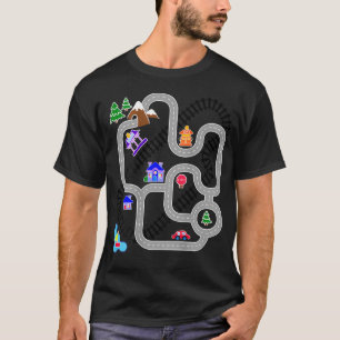 Voor Vaderdag Auto Trein Speelmat T-shirt