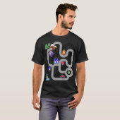 Voor Vaderdag Auto Trein Speelmat T-shirt (Voorkant volledig)