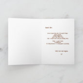  voor Vaderdag Red Boat by the Pond Bedankkaart (Binnen)