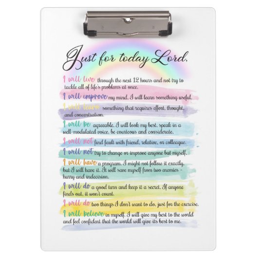 Voor vandaag, Heer Klembord (Voorkant)