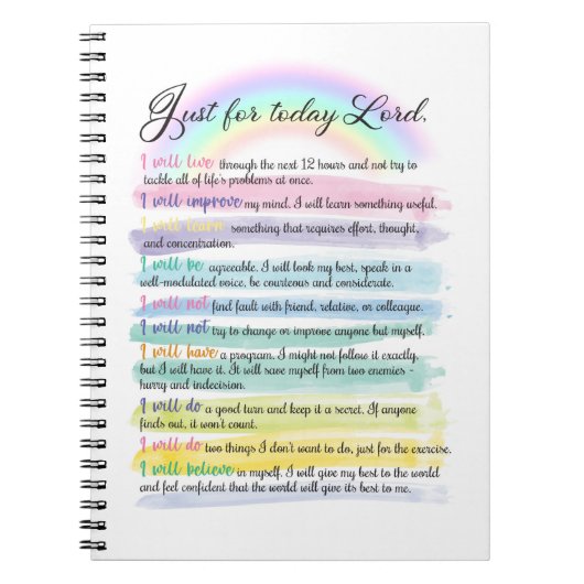 Voor vandaag, Heer Notitieboek (Voorkant)