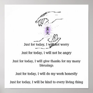 Voor vandaag maak ik me geen zorgen. poster