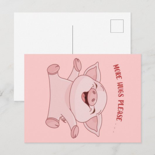 Voor Varkenspijn | Ontwerp van varkens | Birthday Feestdagenkaart (Voorkant / Achterkant)