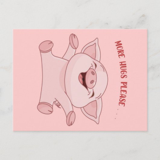 Voor Varkenspijn | Ontwerp van varkens | Birthday  Feestdagenkaart (Voorkant)