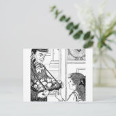 Voor verkoop bestemde appelen briefkaart (Staand voorkant)