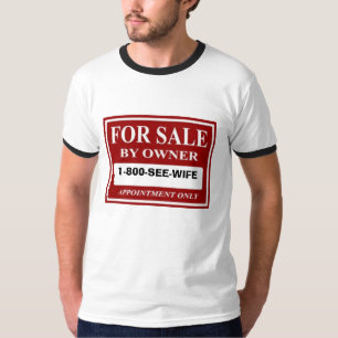 Voor verkoop door de eigenaar - 1-800-SEE-WIFE T-shirt