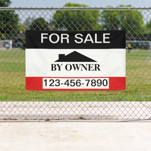 Voor verkoop door eigenaar House Sale Spandoek (Insitu)