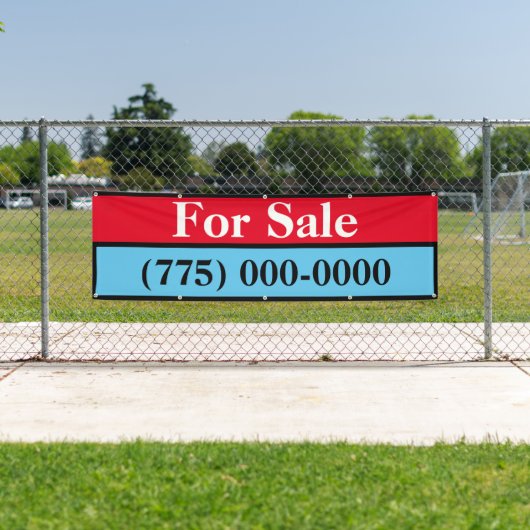 Voor verkoop in de openlucht spandoek (Insitu)