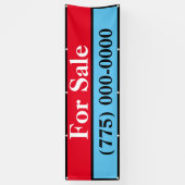 Voor verkoop in de openlucht spandoek (Verticaal)