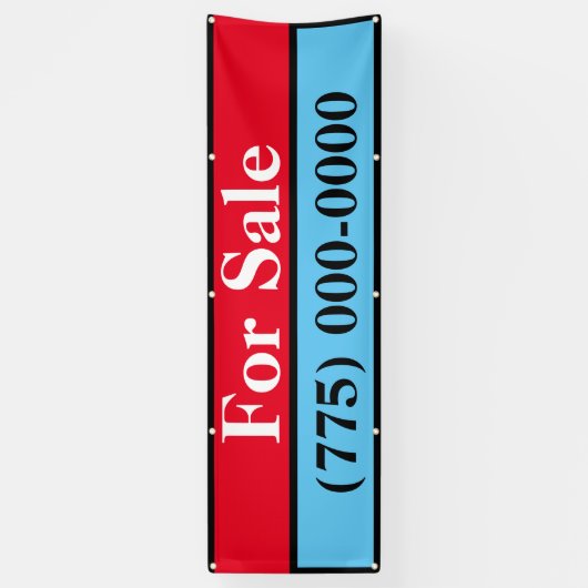 Voor verkoop in de openlucht spandoek (Verticaal)