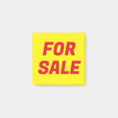 VOOR VERKOOP POST-IT® NOTES (Voorkant)
