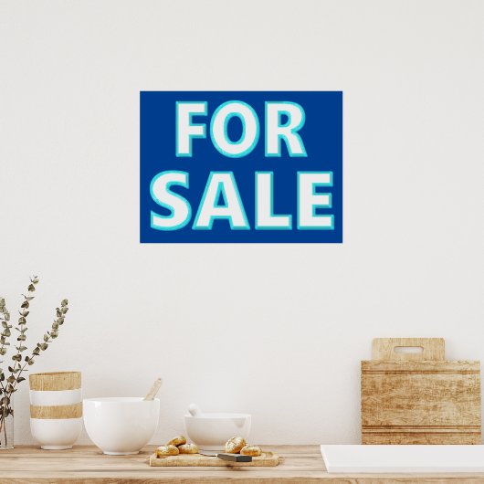 Voor verkoop poster (Keuken)