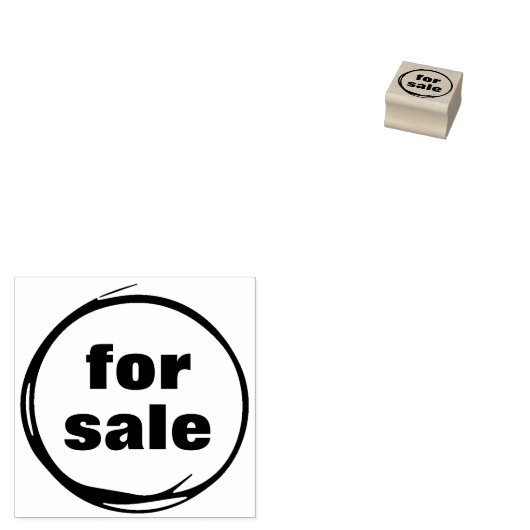 VOOR VERKOOP RUBBERSTEMPEL (Gestempeld)