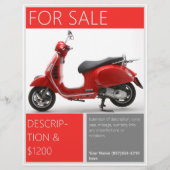 VOOR VERKOOP Simple Red  Flyer (Voorkant)