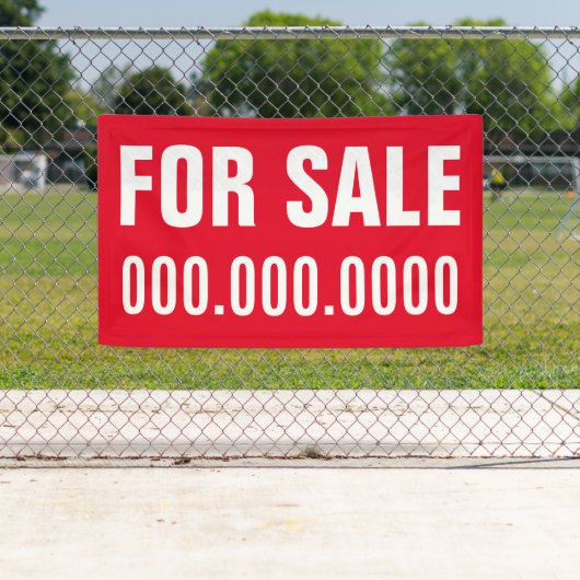 Voor verkoop spandoek (Insitu)