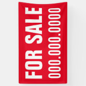 Voor verkoop spandoek (Verticaal)