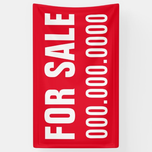 Voor verkoop spandoek (Verticaal)