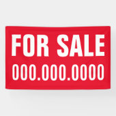 Voor verkoop spandoek (Horizontaal)