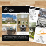 Voor verkoop van onroerend goed Aanbieding 2 met z Flyer<br><div class="desc">Laat je aanbieding opvallen op deze film met een zwart accent en een tweezijdige vastgoedflyer. Verzend deze klastige flyers naar potentiële thuisinkoopklanten in uw realiteitgebied. Pas de naam van uw vastgoedbedrijf en de contactgegevens op de achterzijde aan. Trek nieuwe klanten binnen door deze enkel Aangeboden huisfoto's te tonen. Geweldig adverteren...</div>