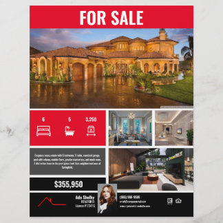 Voor verkoopbrochure - Red Modern Flyer