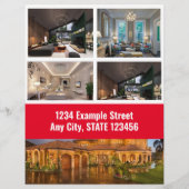 Voor verkoopbrochure - Red Modern Flyer (Achterkant)