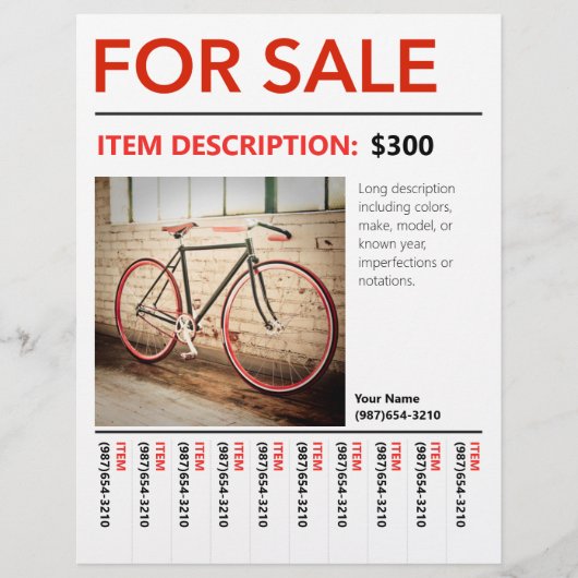 VOOR VERKOOPPROGRAMMA VOOR VERKOOP FLYER (Voorkant)