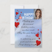 Voor verliefdheid  kaart (Voorkant)