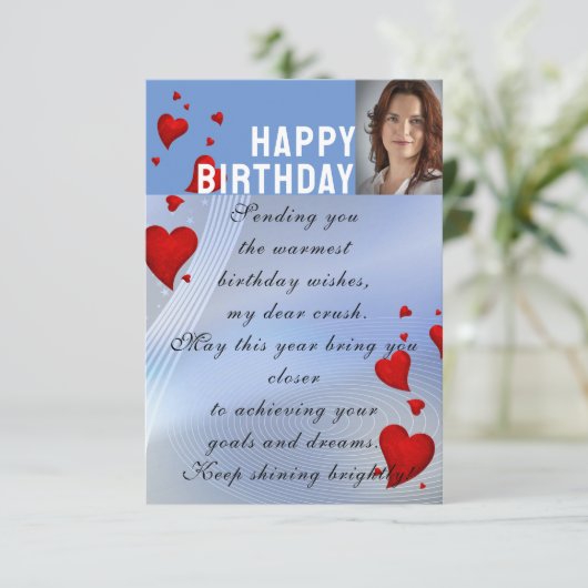 Voor verliefdheid kaart (Staand voorkant)