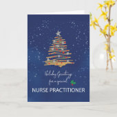 Voor Verpleegkundige Practitioner Kerstboom op Mar Kaart (Gele Bloem)