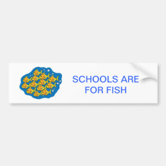 Voor vissen bumpersticker
