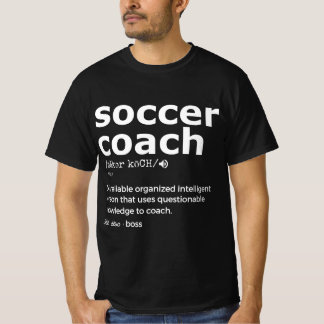Voor voetbal coach en coaches cadeau cadeau t-shirt
