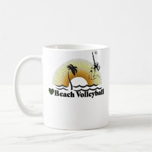 Voor Volleybal Fans Beachvolleybal Trendy Koffiemok