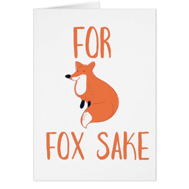 Voor Vos Sake (Voorkant)