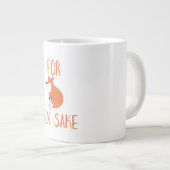 Voor Vos Sake Grote Koffiekop (Voorkant rechts)