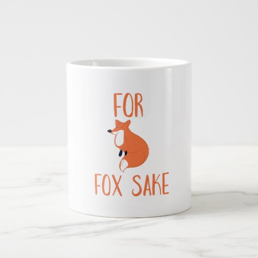 Voor Vos Sake Grote Koffiekop (Voorkant)