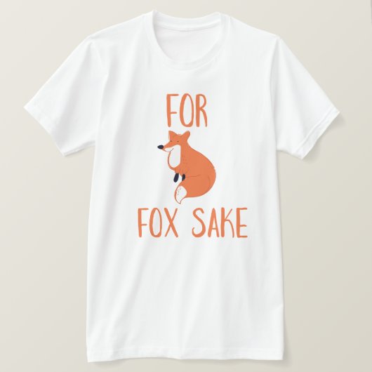 Voor Vos Sake T-shirt (Design voorkant)