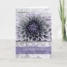 voor Vriendin Romantic Valentijn Feminine Floral Feestdagen Kaart