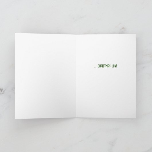 voor Vriendin Sweet Squirrel Love Christmas Feestdagen Kaart (Binnen)