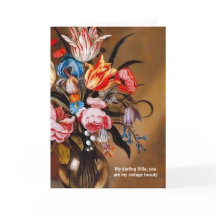 voor vrouw Birthday Feminine  Art Floral