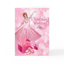 voor Vrouw Cousin Pink kerstballerina