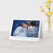 Voor Vrouw op Moederdag Fine Art Groet Kaart (Gele Bloem)