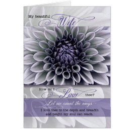 voor vrouw Romantic Birthday Soft Lavender Flower